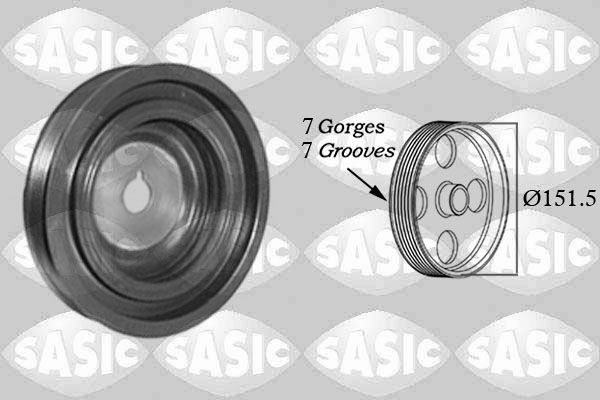 Sasic Riemenscheibe, Kurbelwelle 2154022 FüR Renault-image