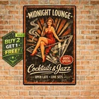Retro Beer Funny Pin Up Lady Sign 8x12 Vintage Metal Tin Sign Art