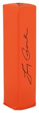 Larry Csonka (DOLPHINS) Signed BSN Orange Endzone Football Pylon -(SCHWARTZ COA)