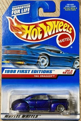 Hot Wheels 1/64 1998 First Editions Tail Dragger Purple