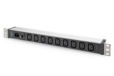 Digitus Steckdosenleiste mit Aluminiumprofil,...