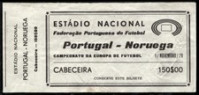 Boleto 1979 Portugal vs. Noruega WC/EURO Qualifier 42894