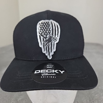 Motocross Dirt Bike Hat Double Hart Attack American Flag Decky Classic Arrowhead