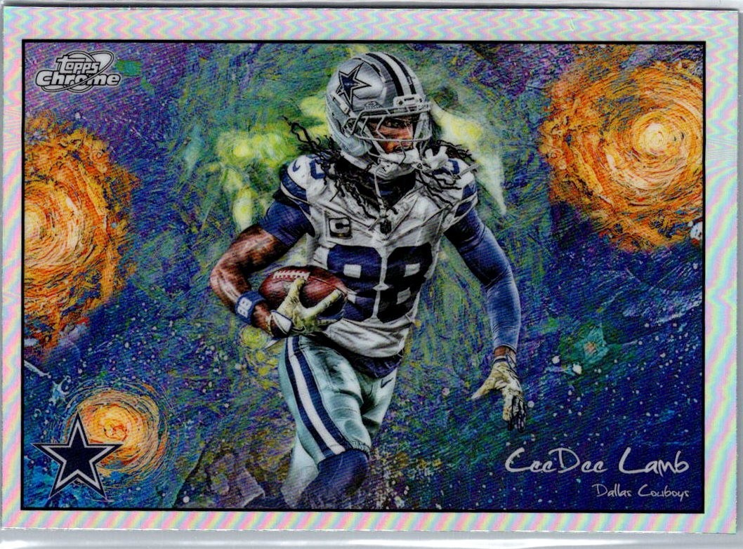 2025 Topps Cosmic Chrome - Stars in the Night CeeDee Lamb Dallas Cowboys #STN-18