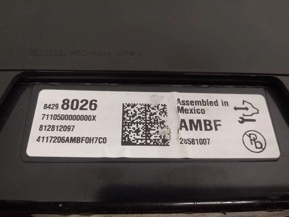 2018 Chevrolet Silverado 1500 Speedometer 3029057 - Image 4 of 4