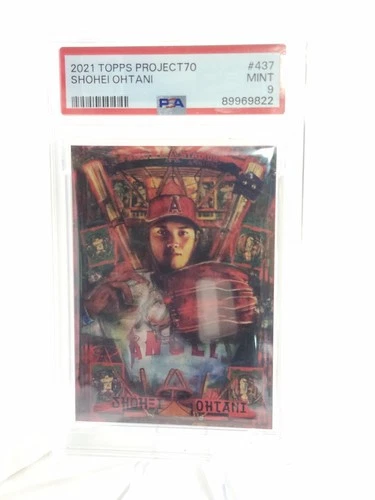 2021 Topps Project 70 Shohei Ohtani - Artist Andrew Thiele #437 PSA 9