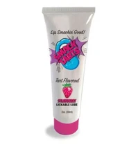Little Genie Smack Tarts Lickable Lube Sour Strawberry 2 ounce, New