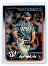 2024 Topps #153 Kyle Finnegan Rainbow Foil