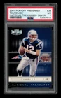 2001 Playoff Preferred National Treasures-Silver: # 33 Tom Brady /400 PSA 7 NM