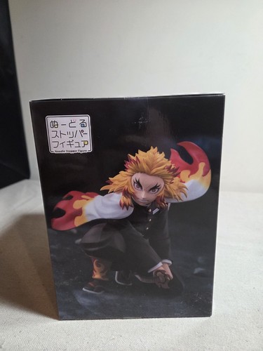 Demon Slayer Anime Rengoku Kyojuro Figure Noodle Stopper Battle Sword FuRyu NIB - Picture 4 of 7