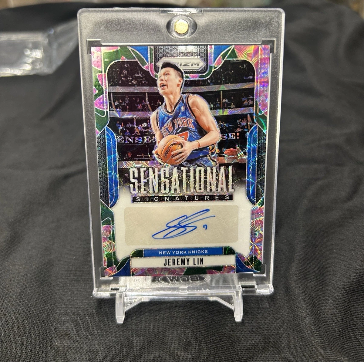 Jeremy Lin New York Knicks Basketball Autographed Sports Trading
