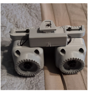Helmet-Mounted Night Vision Binoculars 1x  Gray 