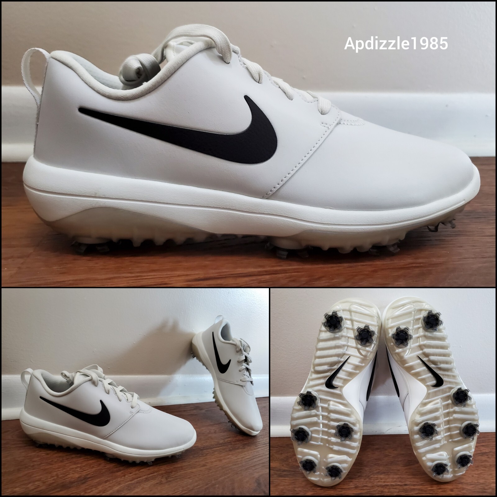 nike roshe white with black swoosh