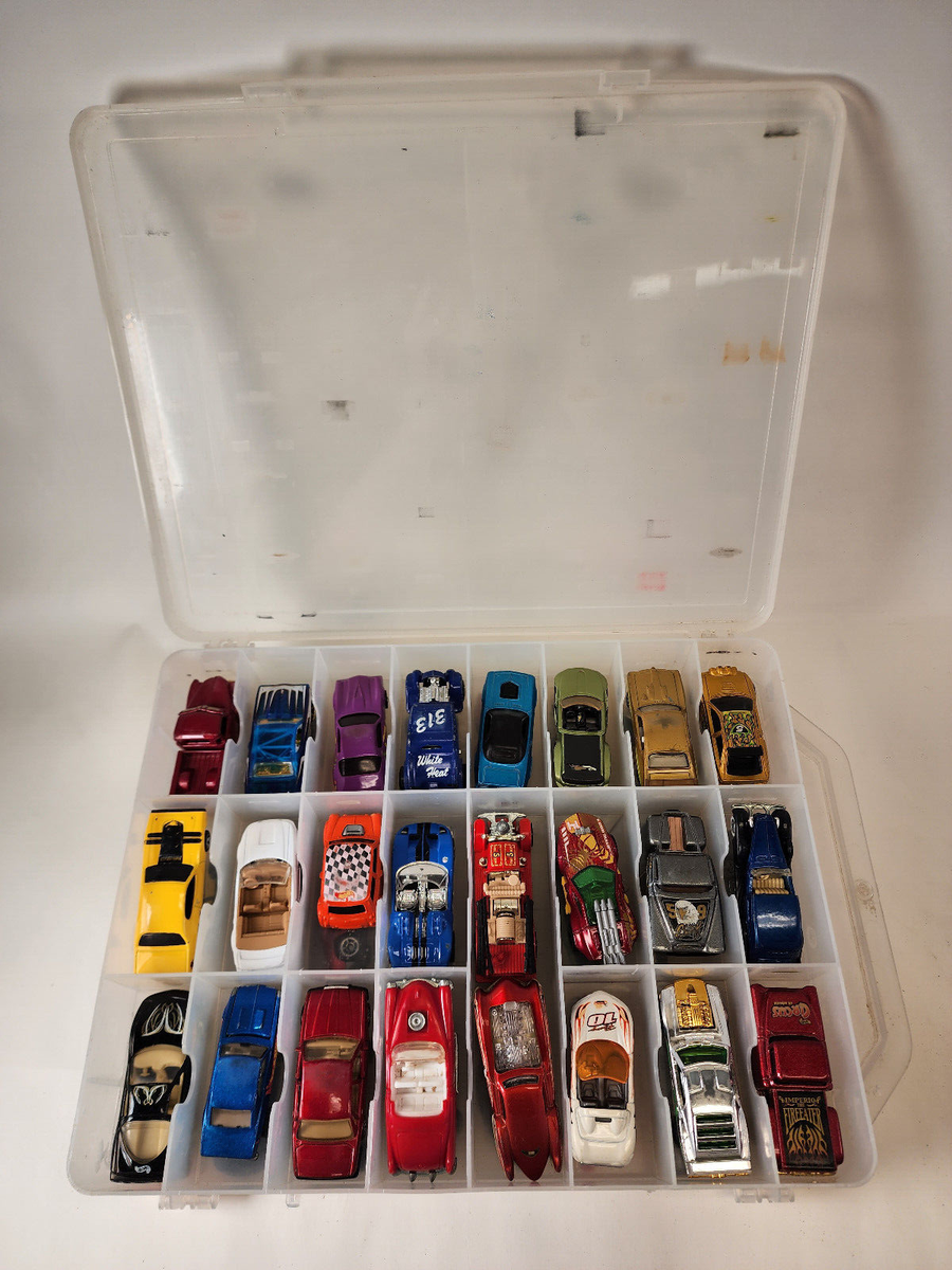 FULL Carry Case Handle 48 Cars Fit Lot Hot Wheels Matchbox Loose