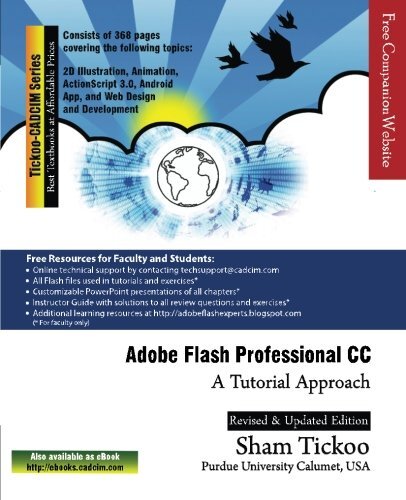 Adobe Flash Professional CC: A Tutorial Approach.by Univ., Technologi New