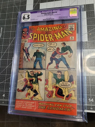 Amazing Spider-Man #4 CGC 6.5 White (1963) 1st app. of The Sandman (Restored)