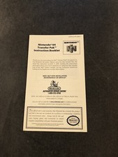 n64 transfer pak manual Insert