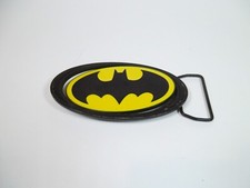 DC COMICS BATMAN Movie Bat Logo Black Yellow Flips Belt Buckle