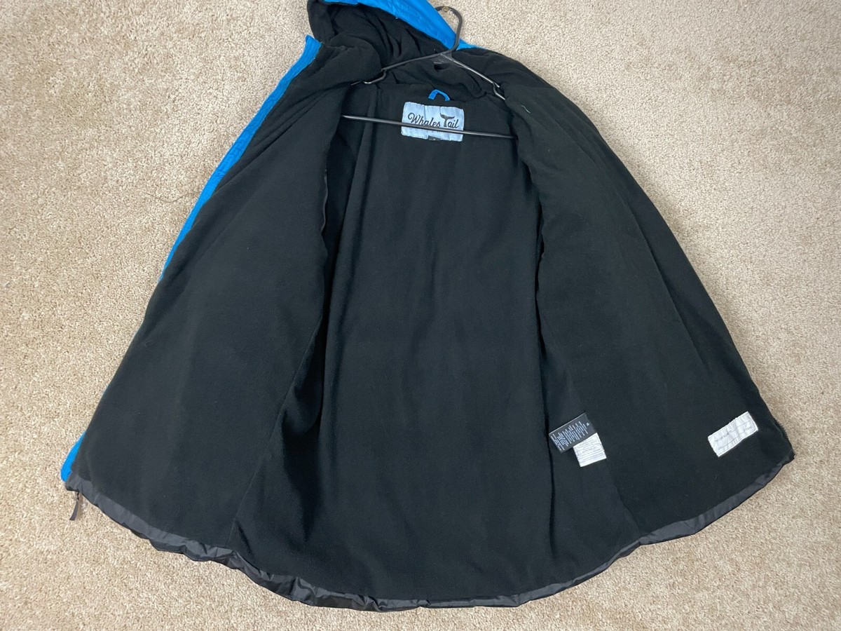 Whales Tail Puffer Jacket Mens Size 18 Lined Hooded Full Zip Whales Tail Puffer Jacket Mens Size 18 Lined Hooded Full Zip