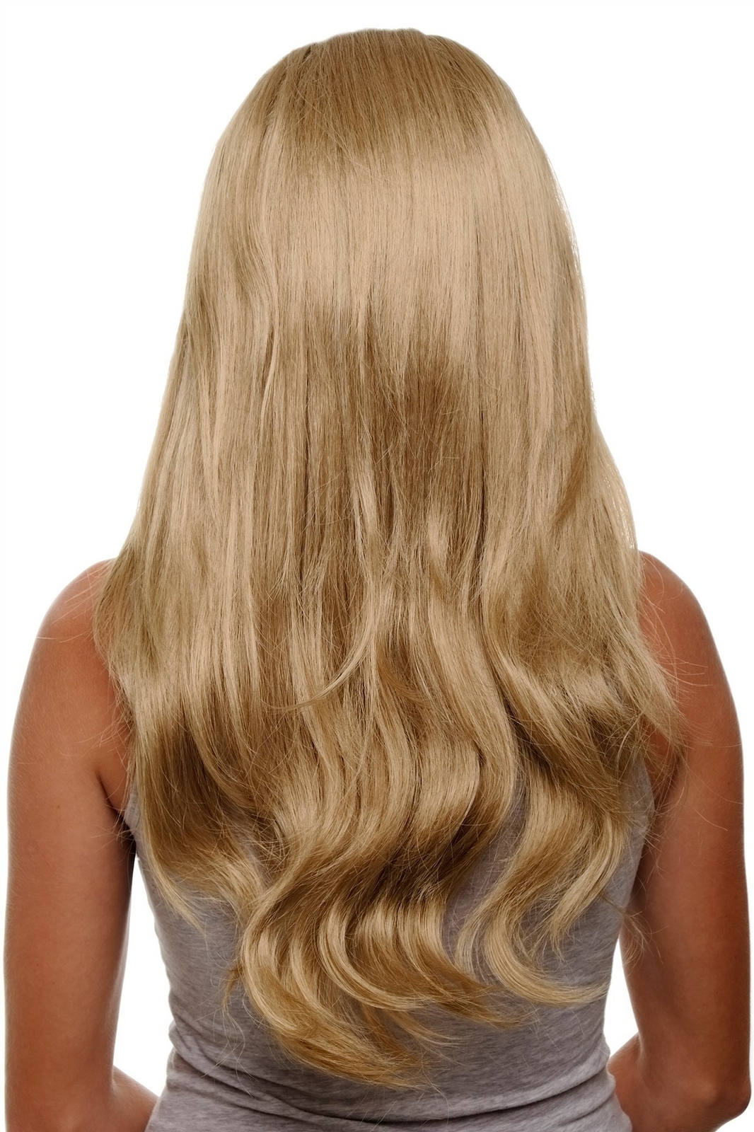 60cm Fastened 3/4 Blonde Honey Clip-In Hair Extensions H9505-16
