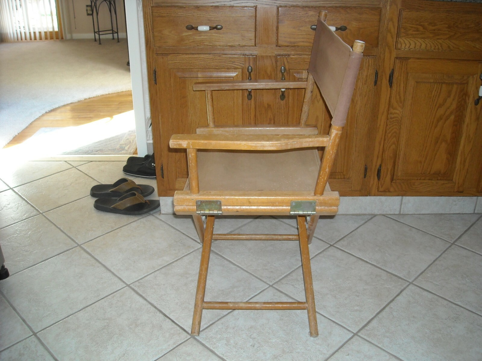 Vintage Telescopic Folding Directors Chair eBay