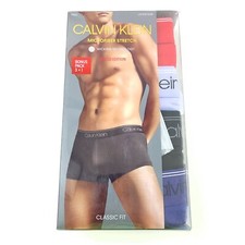 Calvin Klein 4-Pack Micro Stretch Low Rise Trunk Boxer Briefs Mens Size XL