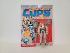 Hasbro 1988 Cops n Crooks ROCK KRUSHER Action Figure Sealed