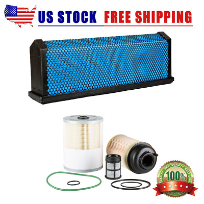 #ad Fuel amp; Air Filter Kit Fit For Freightliner DD13 DD15 DD16 PF9908 FS19915 AF27879 $99.59