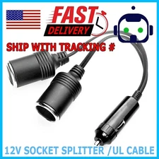Dual Car Cigarette Lighter Splitter Charger Power Socket Adapter 12v Auto Outlet