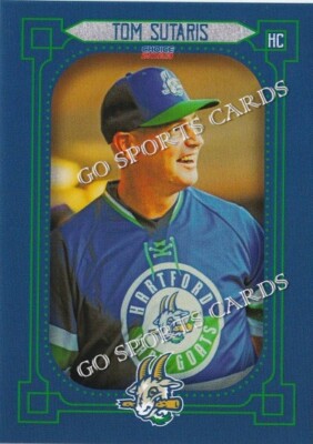 2023 Hartford Yard Goats Tom Sutaris Colorado Rockies Minor League HC ...