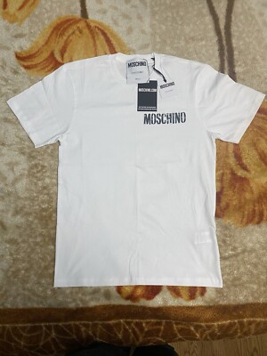 Moschino Couture Milano White Men's T-Shirt Size M