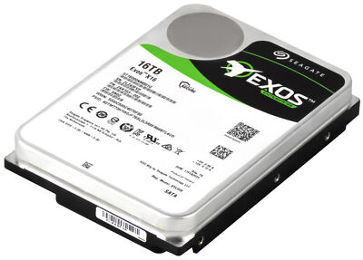 FESTPLATTE SEAGATE EXOS X16 ST16000NM001G 16TB 7.2K 256MB SATA III 3.5'