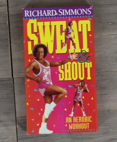 VINTAGE Richard Simmons Sweat & Shout Aerobic Workout VHS