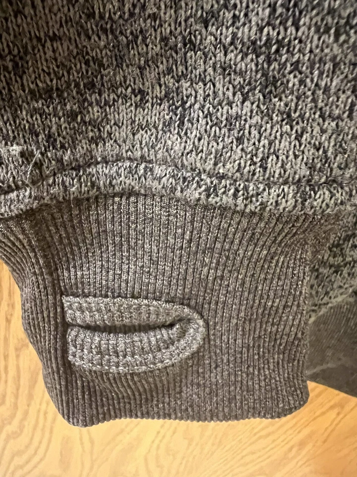 VOLCOM Snowboarding True To This Pullover Sudadera con Capucha MED Polar Bolsillos Agujeros para los Pulgares Foto 4 de 4