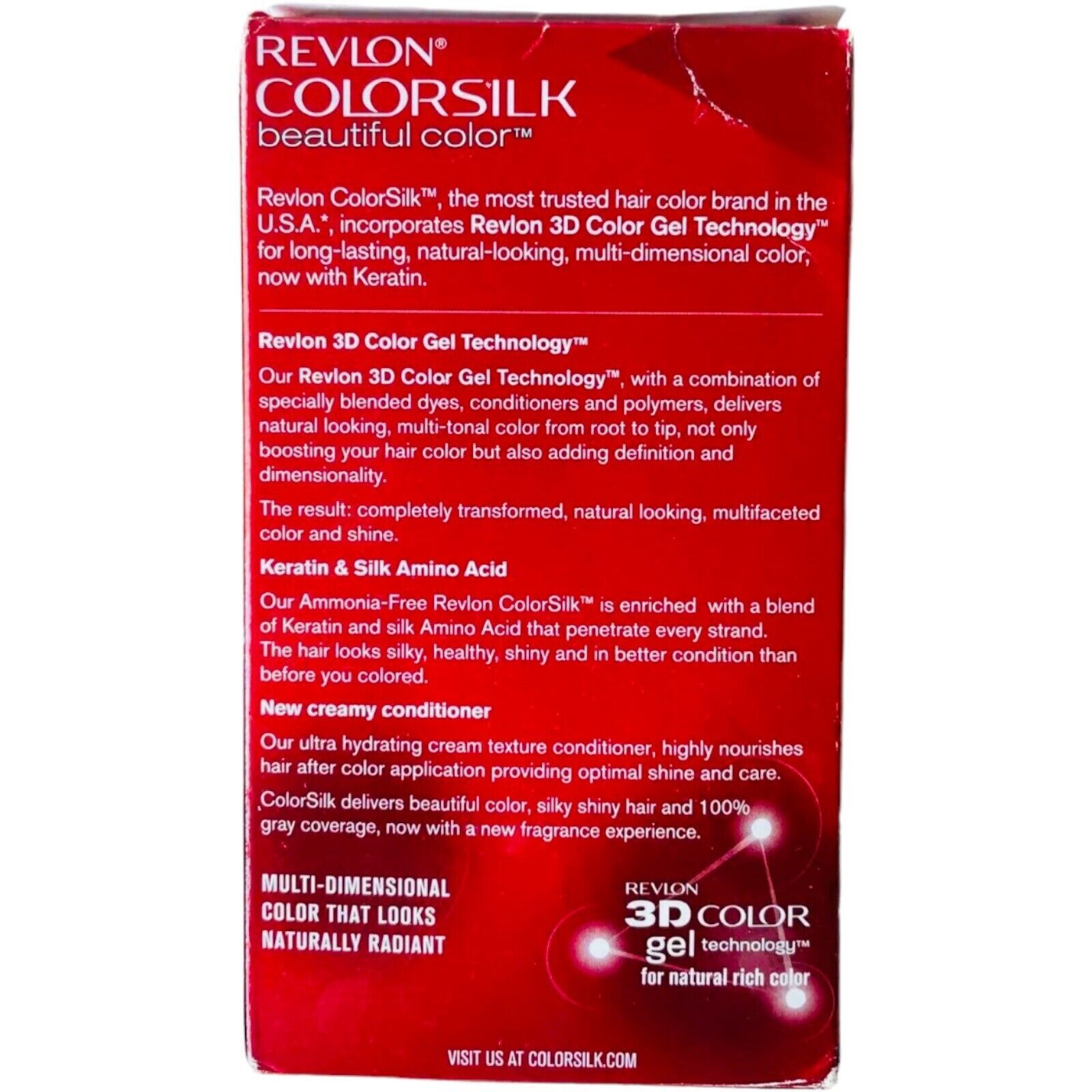 Revlon Colorsilk Beautiful Color With Keratin 50 Light Ash Brown Hair Color
