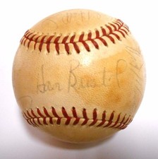 Jack Clark Willie McCovey Milt May Autograph Signed Baseball Ball 1980 SF Giants