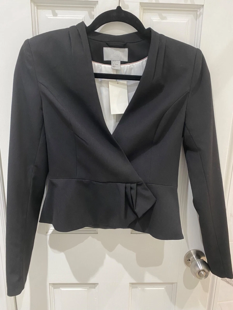 Cropped blazer h&m sale