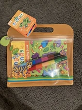 Ooly Mini Traveler Coloring & Activity Kit - Jungle Friends - NEW!