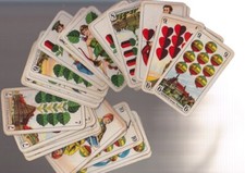 antique playing cards GERMANY lot 32 pcs GERMAN CARD playing card