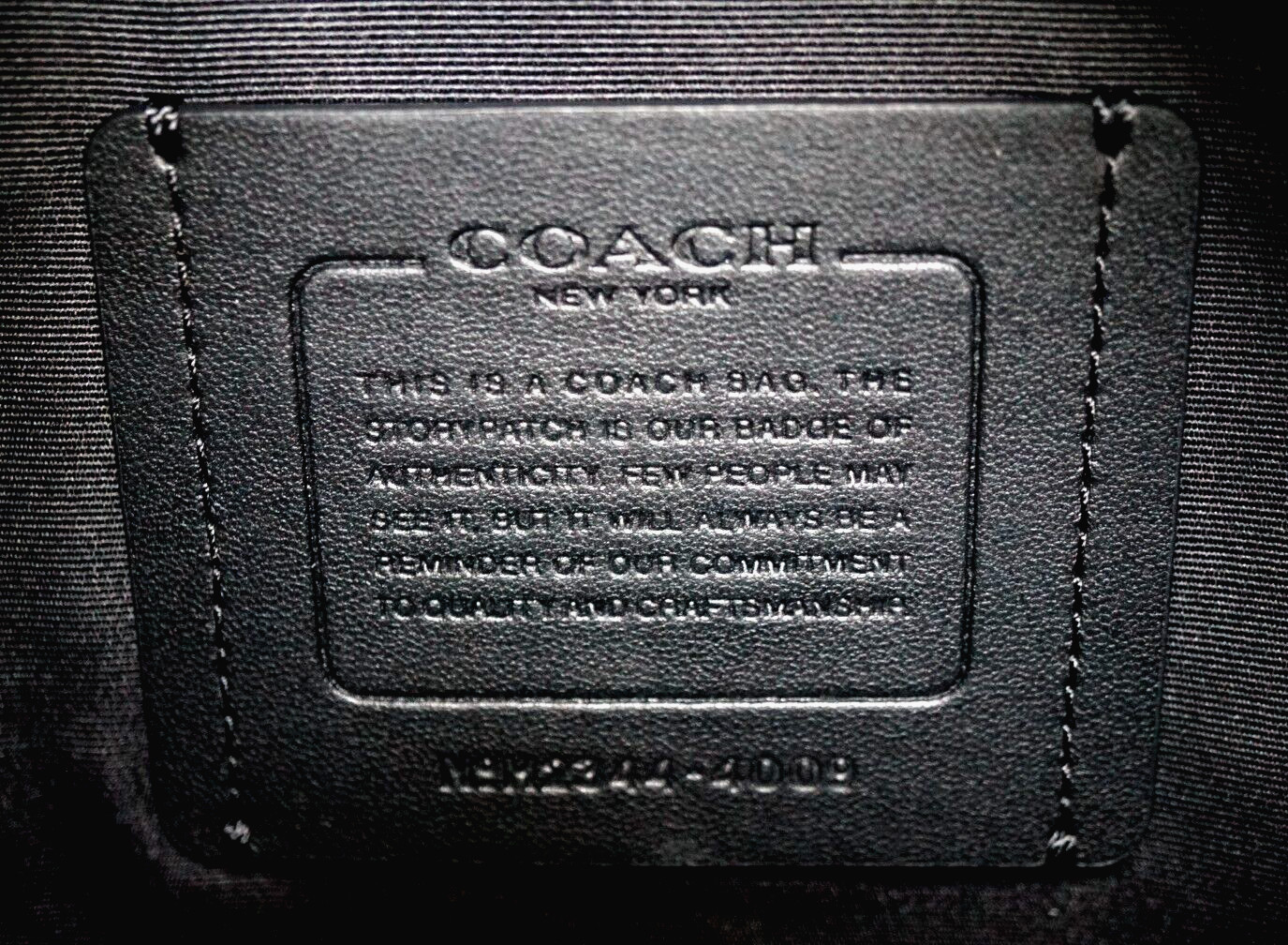 NWT Coach Men's Houston Flight 4009 Signature Leather Messenger Bag In BLACK