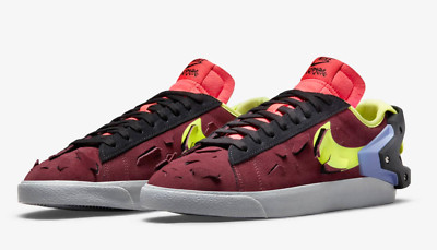 Nike Blazer Low x ACRONYM Night Maroon Burgundy UK 5 7 8 9 US DN2067-600 Neu