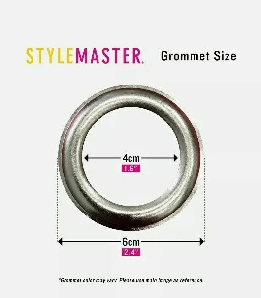 Belle Masion Ltd. Kelly 有内衬索环面板,54W x 84L 风格 master — 第 3/4 张图片