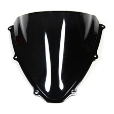 Black Windshield for Suzuki GSXR600 GSXR750 K6 2006 2007 ABS Plastic Windscreen