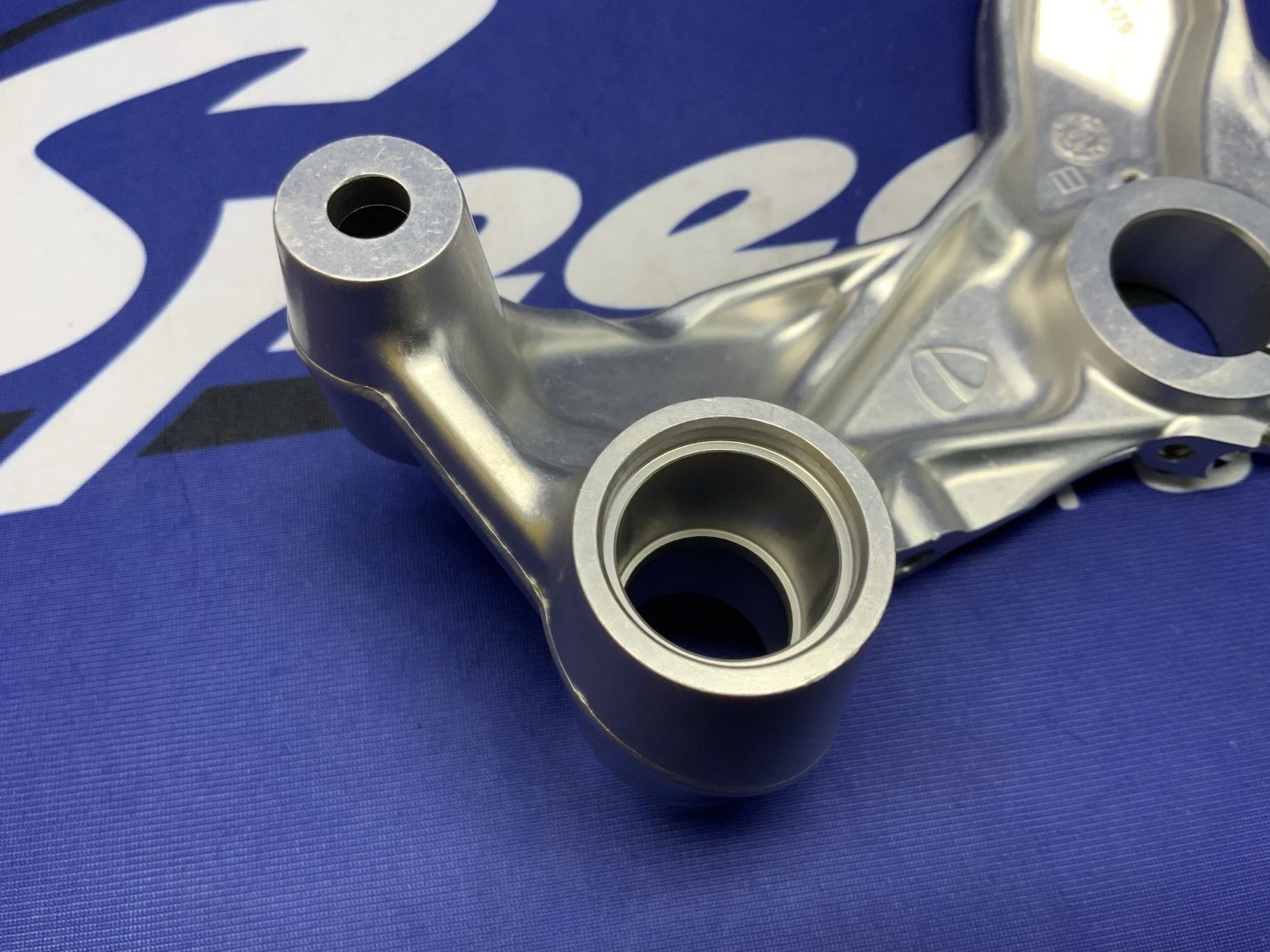 Ducati Left Holder (Silver) Panigale R 2013-2017 OEM 8291B721AA