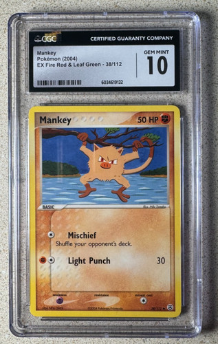 Mankey graded CGC 10 for sale on eBay
