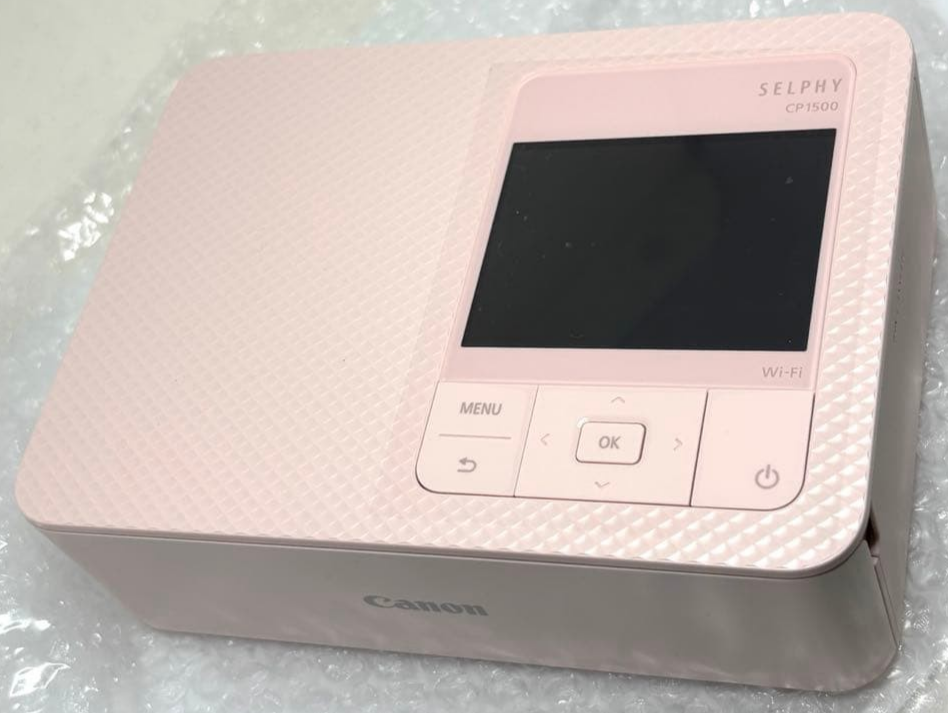 Canon SELPHY CP1500 Pink Mini Photo Printer CP1500 PKJP Compact