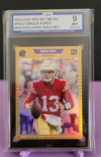 2023 Leaf Pro Set MetalBrock Purdy #PSG-5 Web Exclusive Gold set mint 9