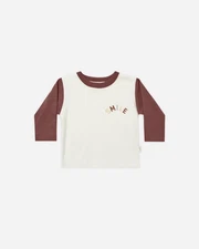 Quincy Mae Long Sleeve Pocket Tee Smile Baby Top 3-6 Months