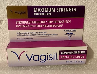 Vagisil Maximum Strength Anti-Itch Cream 1oz EXP10/2027
