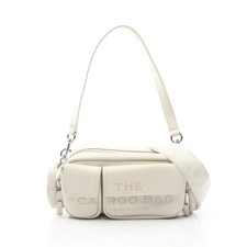 MARC JACOBS THE LEATHER CARGO BAG 2WAY borsa a tracolla pelle bianca 2S4HSH085H02